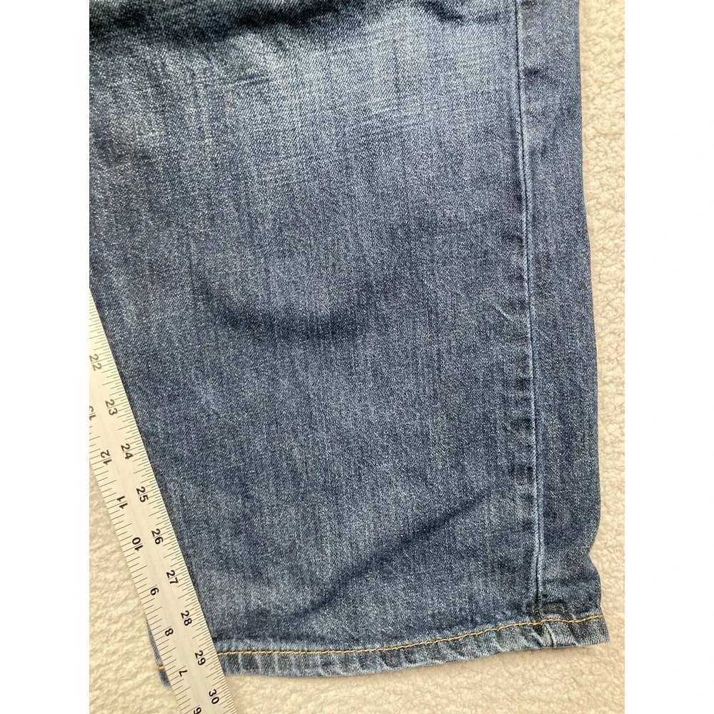 Levis Jeans Mens 42x32 Blue 569  Straight American‎ Cowboy Rodeo Western Denim